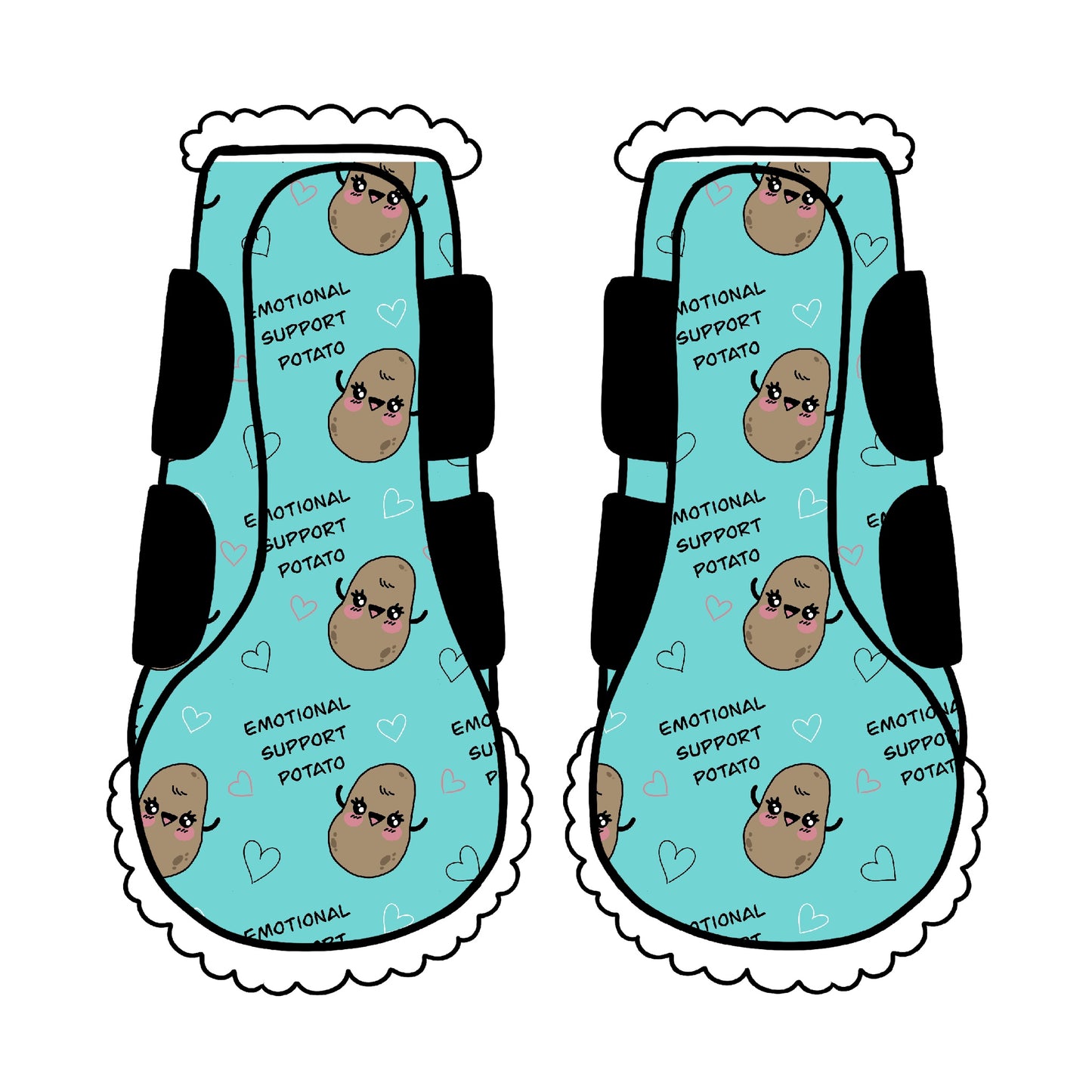 PREORDER Blue potato boots