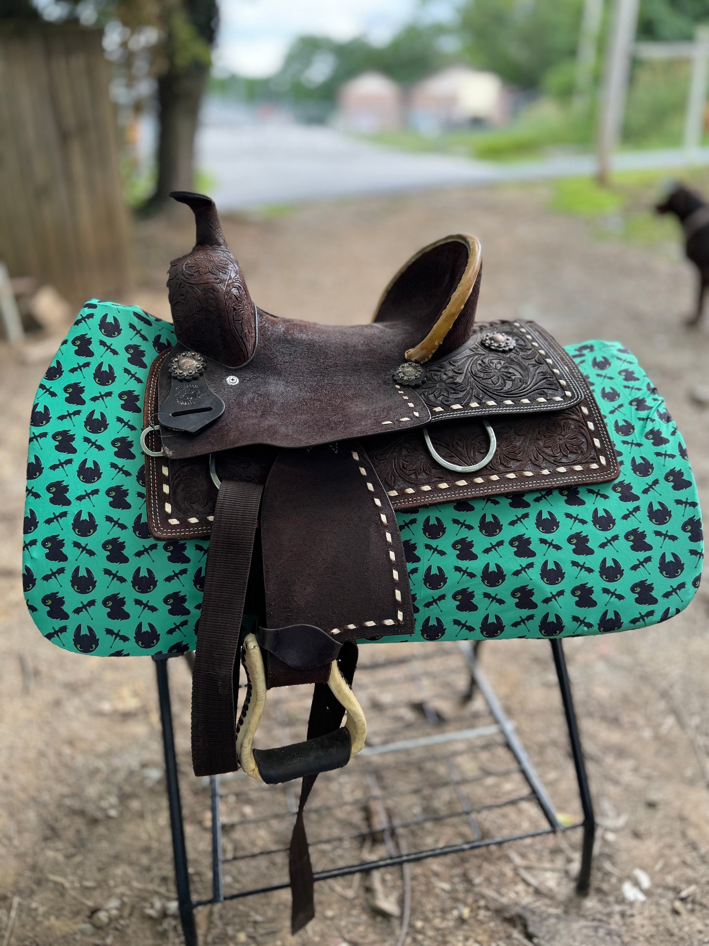 Dragon western saddle pad COVER