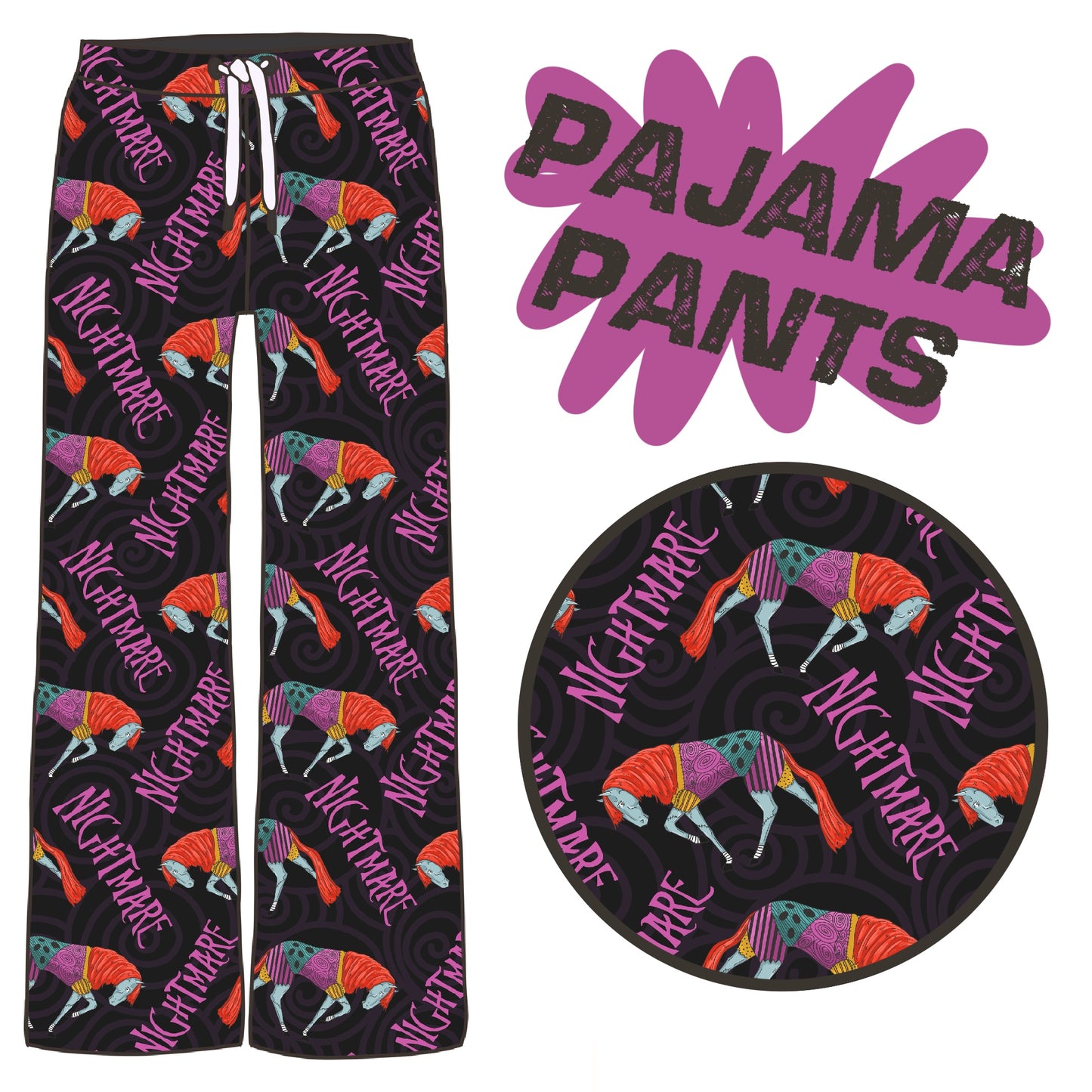 PREORDER NIGHTMARE pj pants