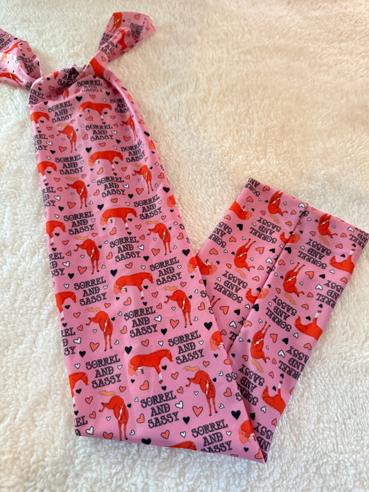 Sorrel and sassy pink tail bag