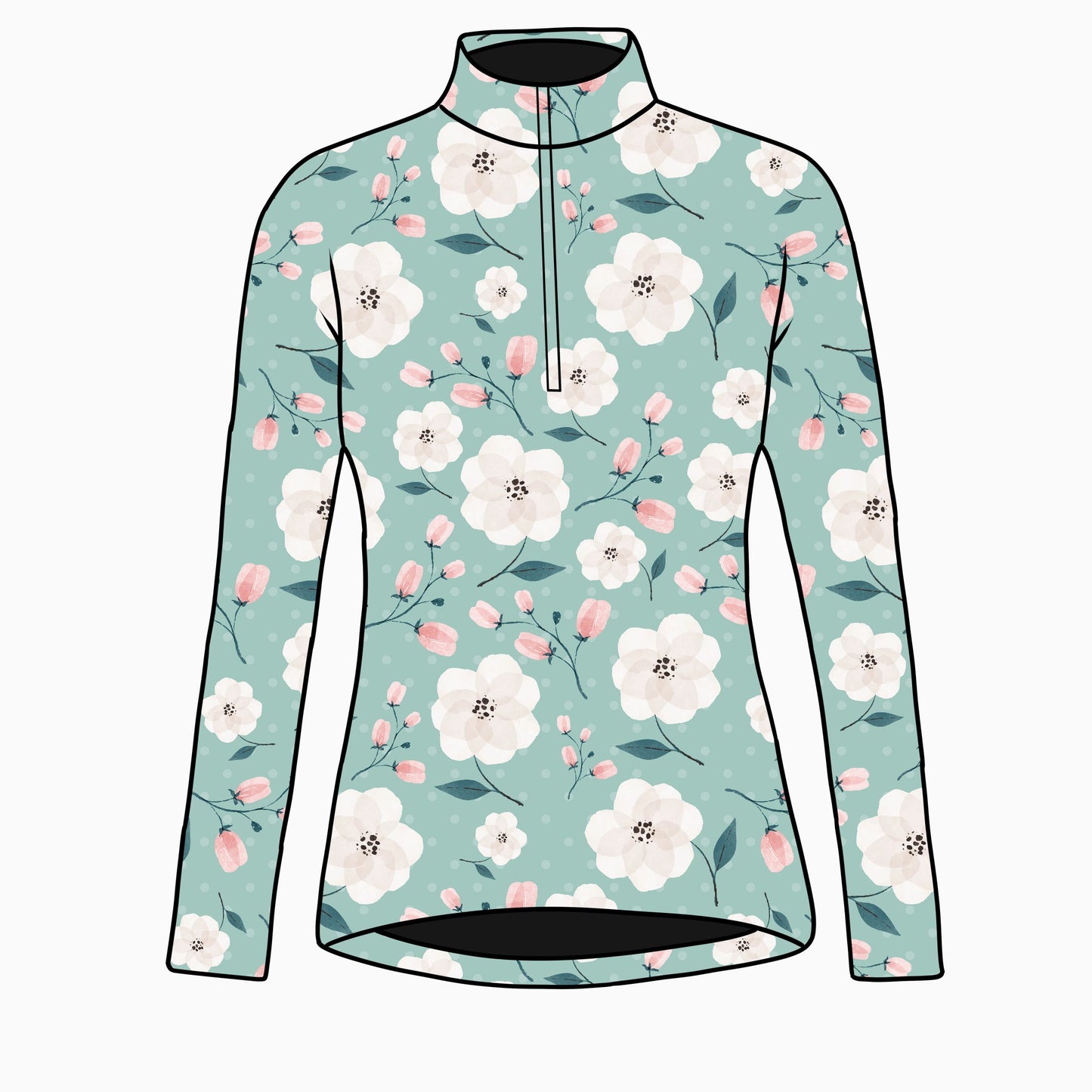 PREORDER floral 1 long sleeve quarter