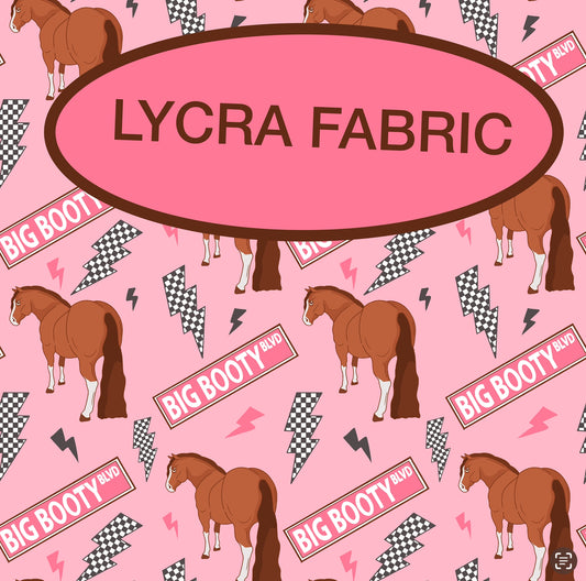 PREORDER big booty blvd Lycra (4 way stretch) fabric 1 yard PRECUT