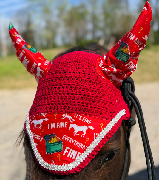 Dumpster fire fly bonnet