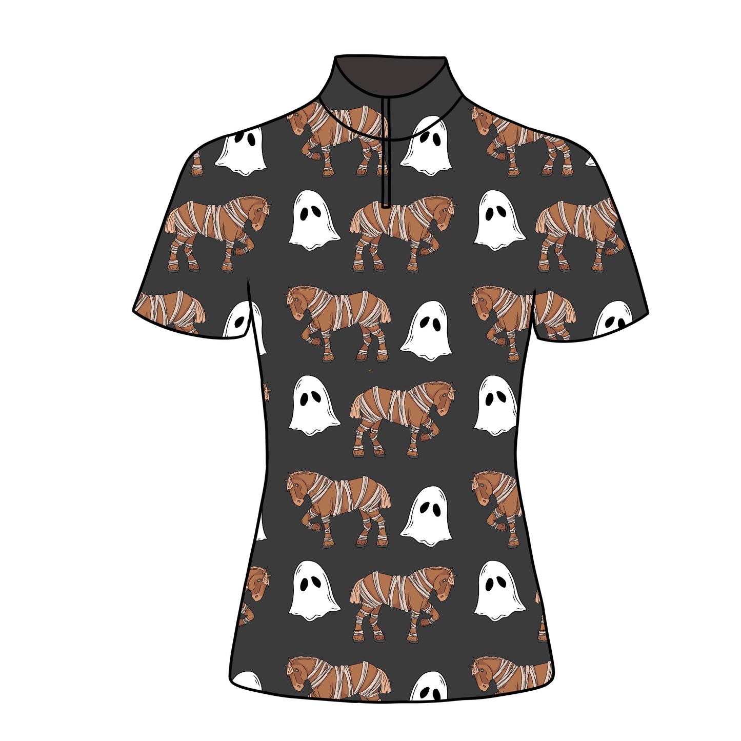 PREORDER mummy short sleeve quarter zip