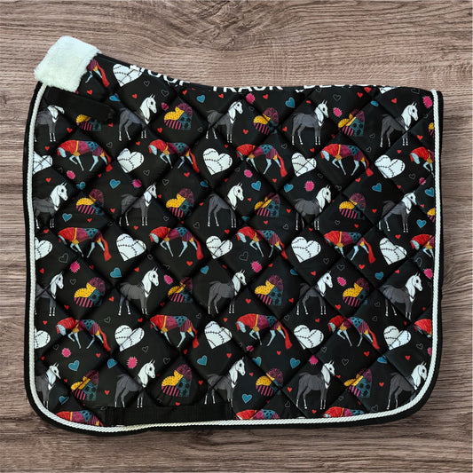 Halloween horses dressage pad