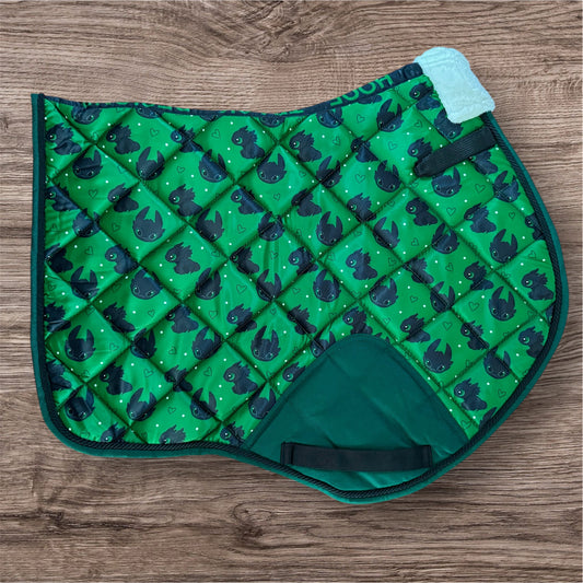 Toothless saddle pad