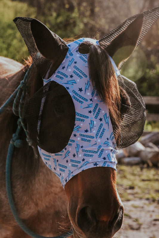 Crackhead energy fly mask