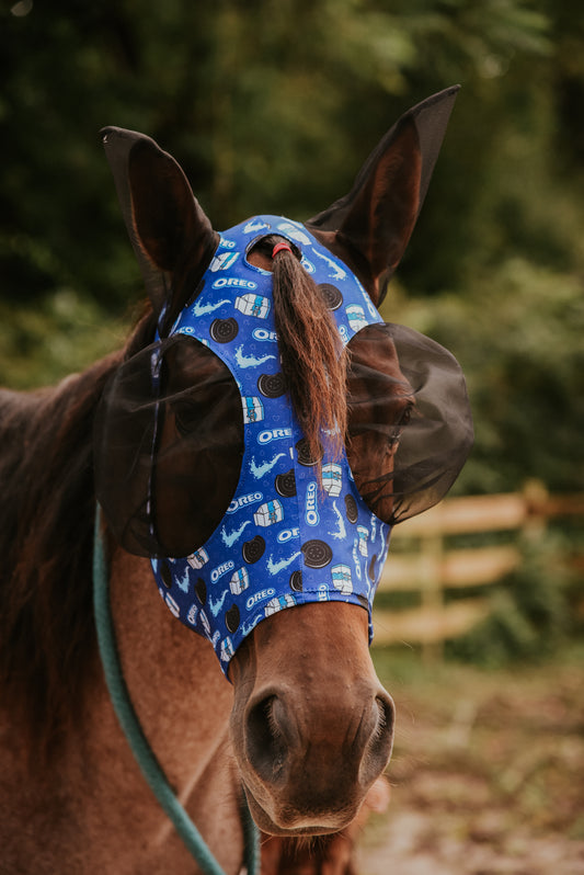 Oreo Lycra fly mask