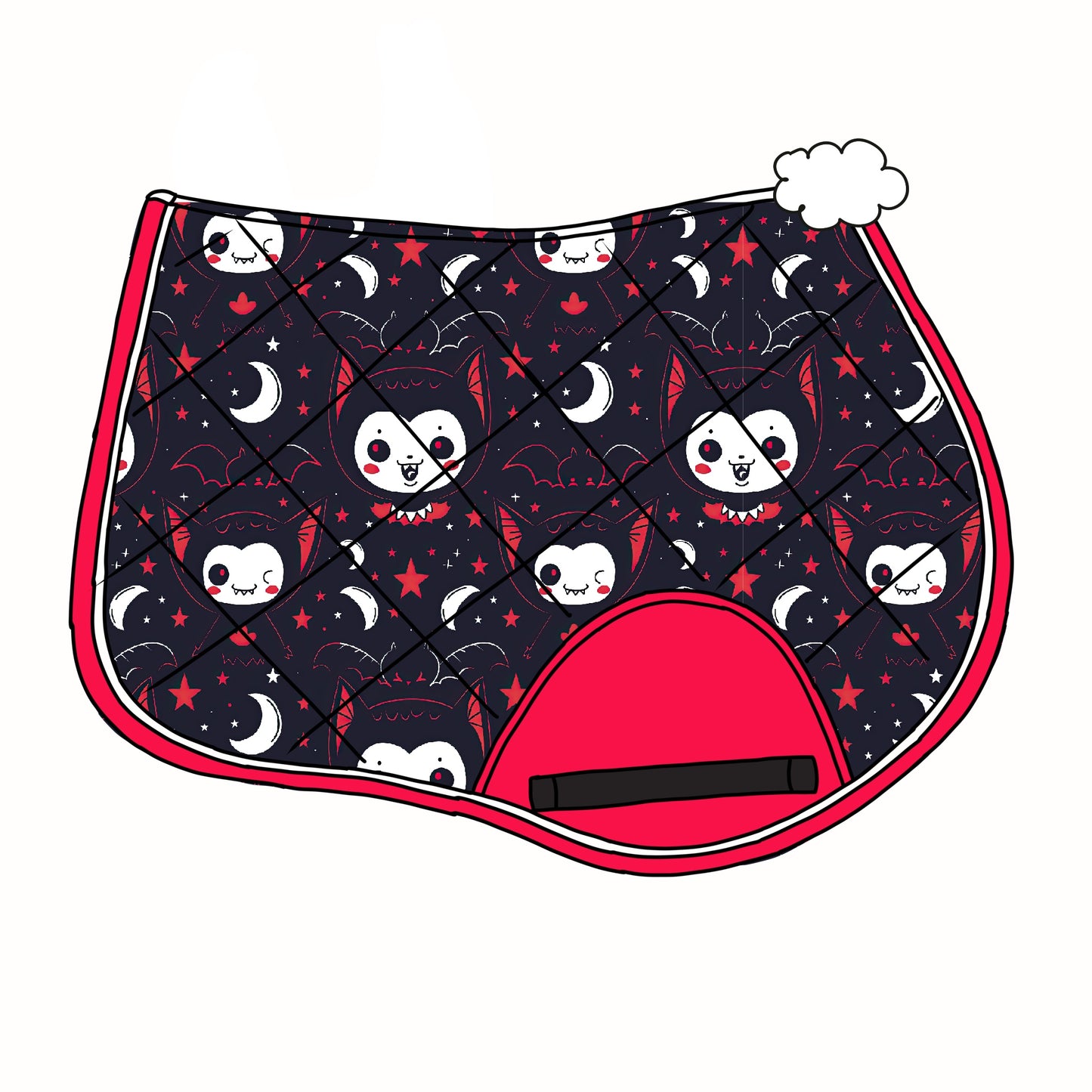 PREORDER vampire saddle pad