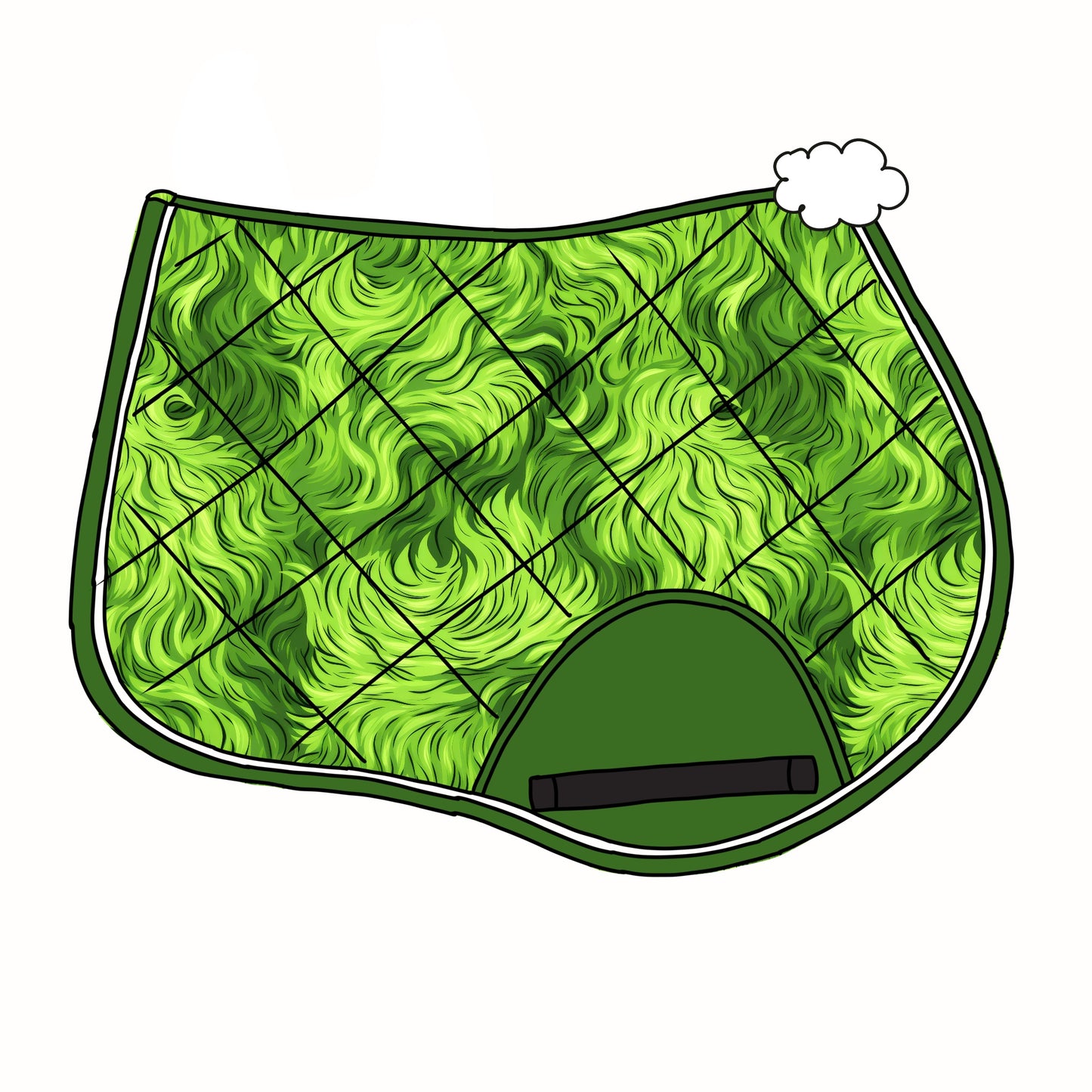 PRE ORDER grinch furr saddle pad jump/dressage