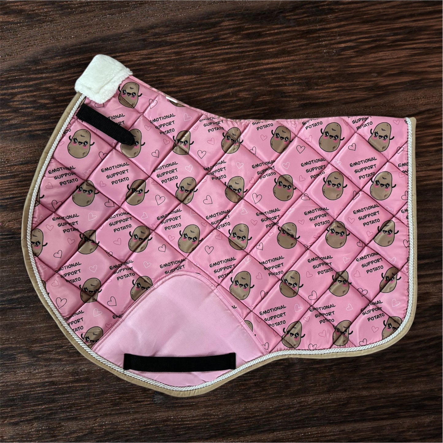 PRE ORDER potato saddle pad jump/dressage