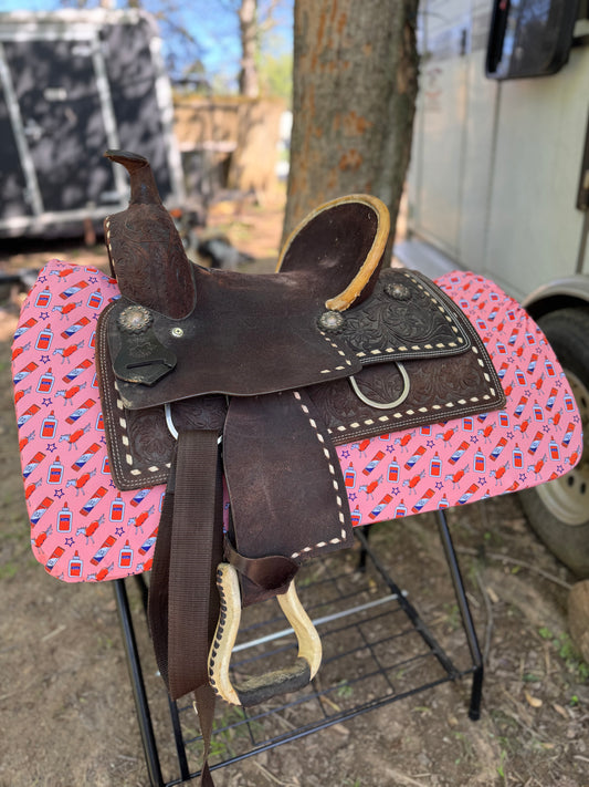 Glue stick western saddle pad COVER