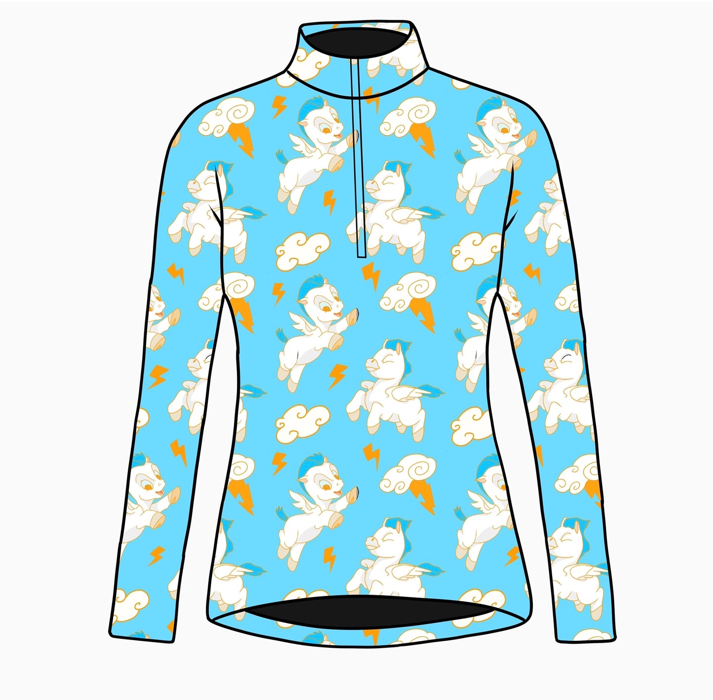 PREORDER Pegasus long sleeve quarter zip