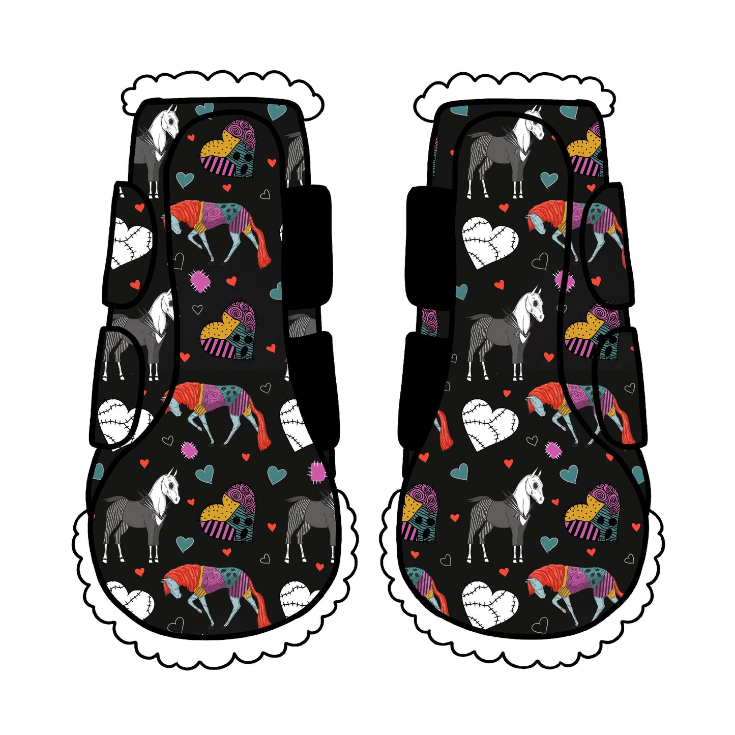 PREORDER Halloween horses boots