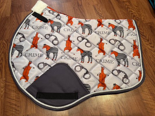 Crime jump cut saddle pad