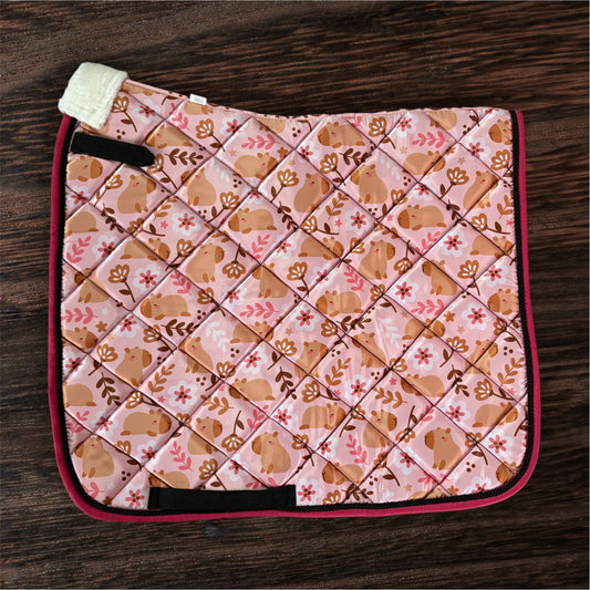 Capybara dressage pad