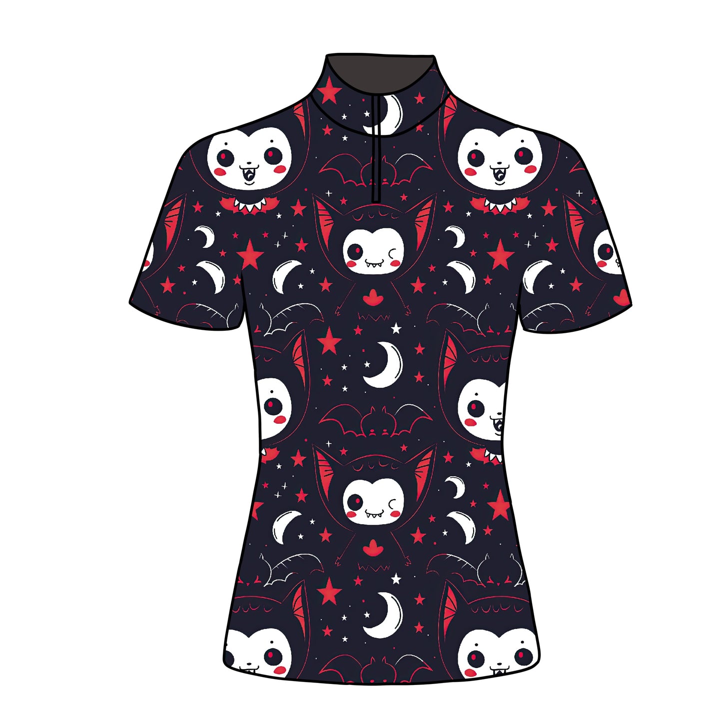PREORDER vampire short sleeve quarter zip