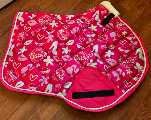 Barbie jump cut saddle pad