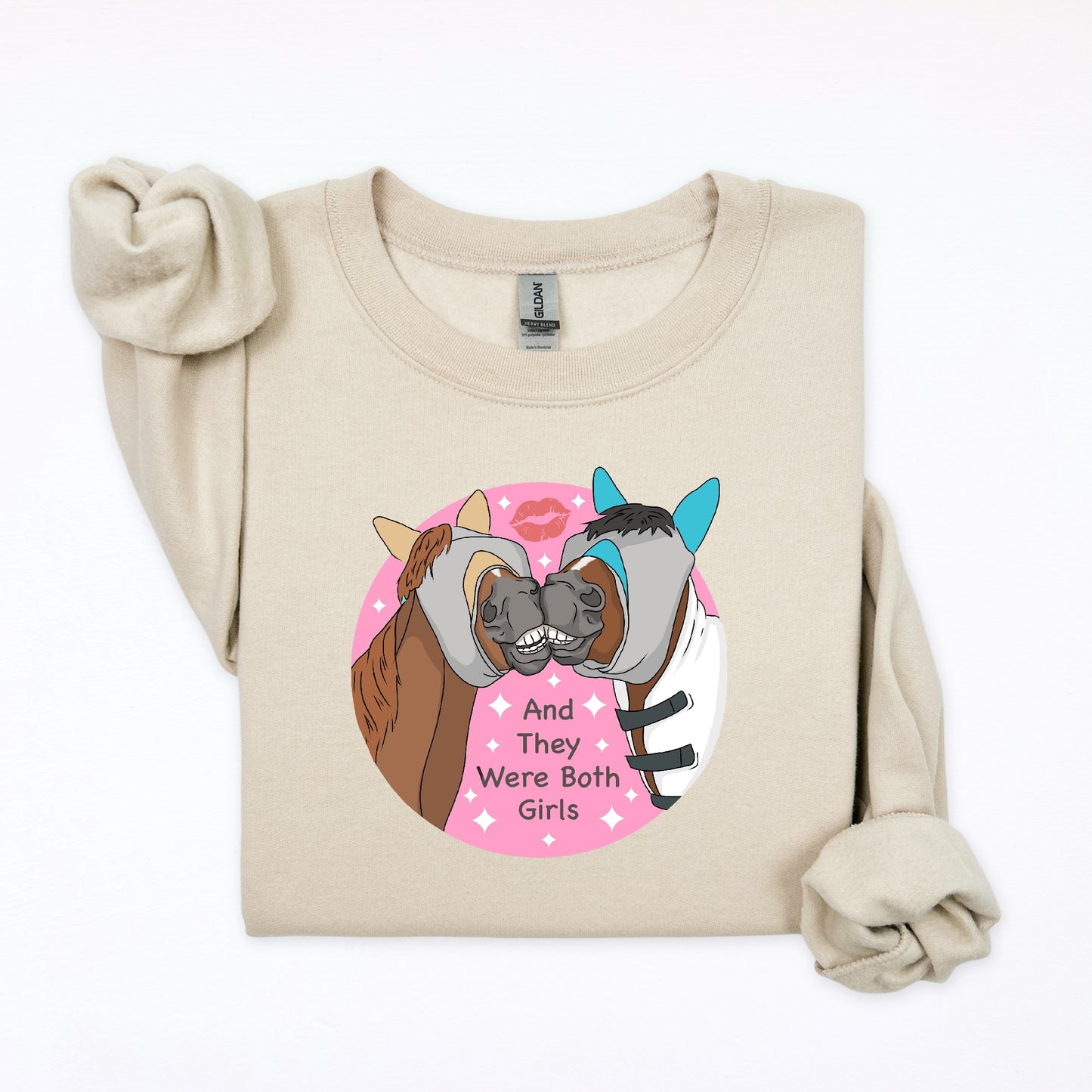 PREORDER And they were both girls crewneck sweatshirt