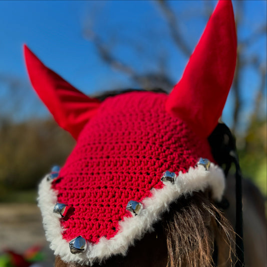 Santa with bells bonnet