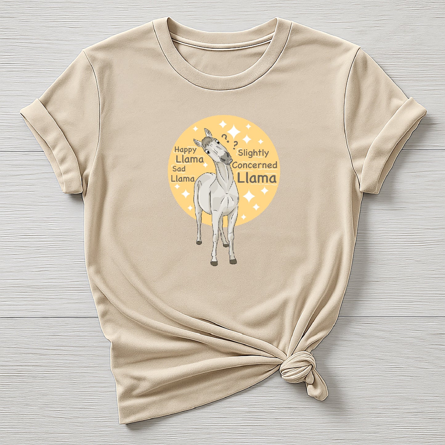 PREORDER concerned llama Tee