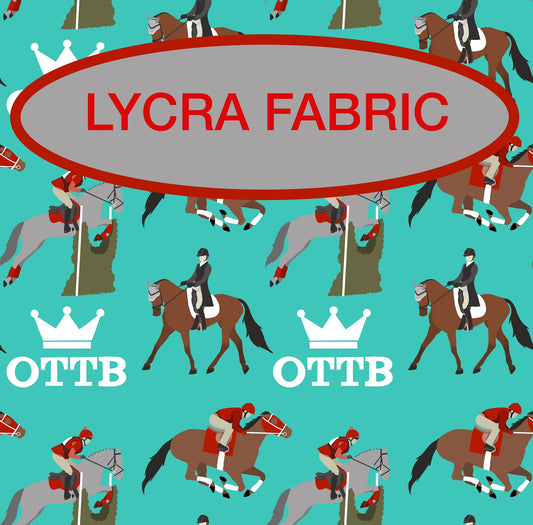 PREORDER OTTB Lycra (4 way stretch) fabric 1 yard PRECUT