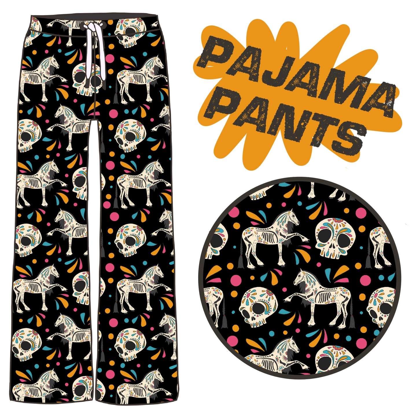 PREORDER sugar skulls pj pants