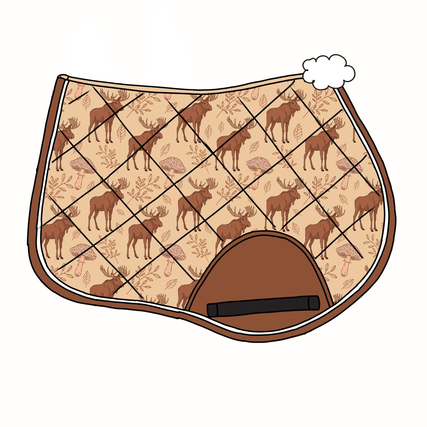 PREORDER moose saddle pad