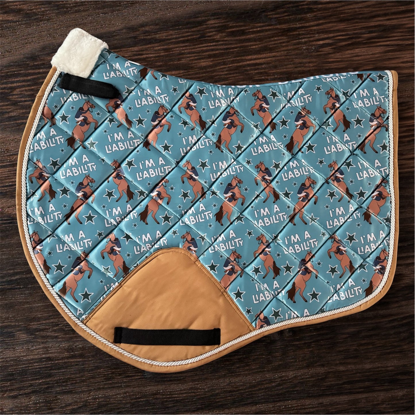Im a liability jump cut saddle pad