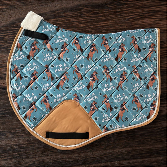Im a liability jump cut saddle pad