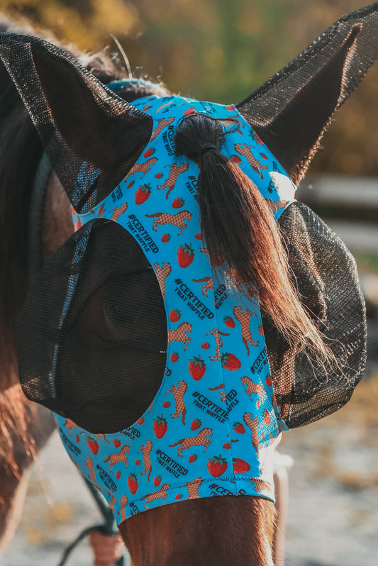 Twat waffle fly mask