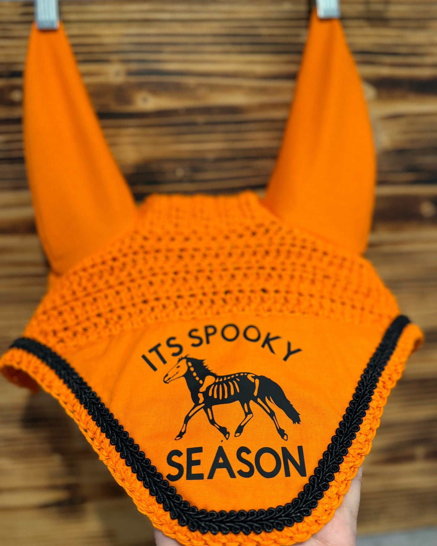 “It’s spooky season” fly bonnet