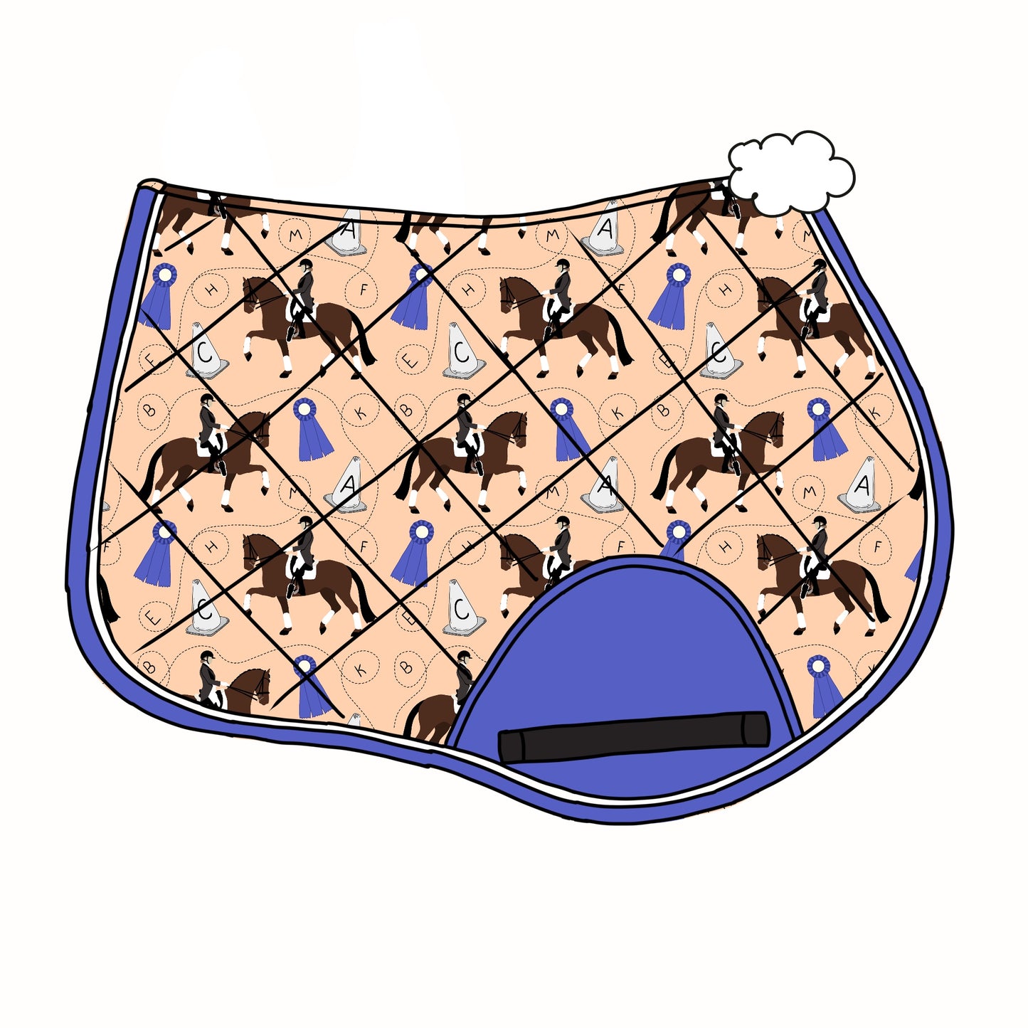 PREORDER dressage saddle pad