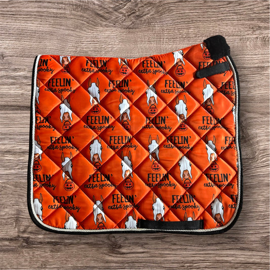 Feelin extra spooky dressage pad