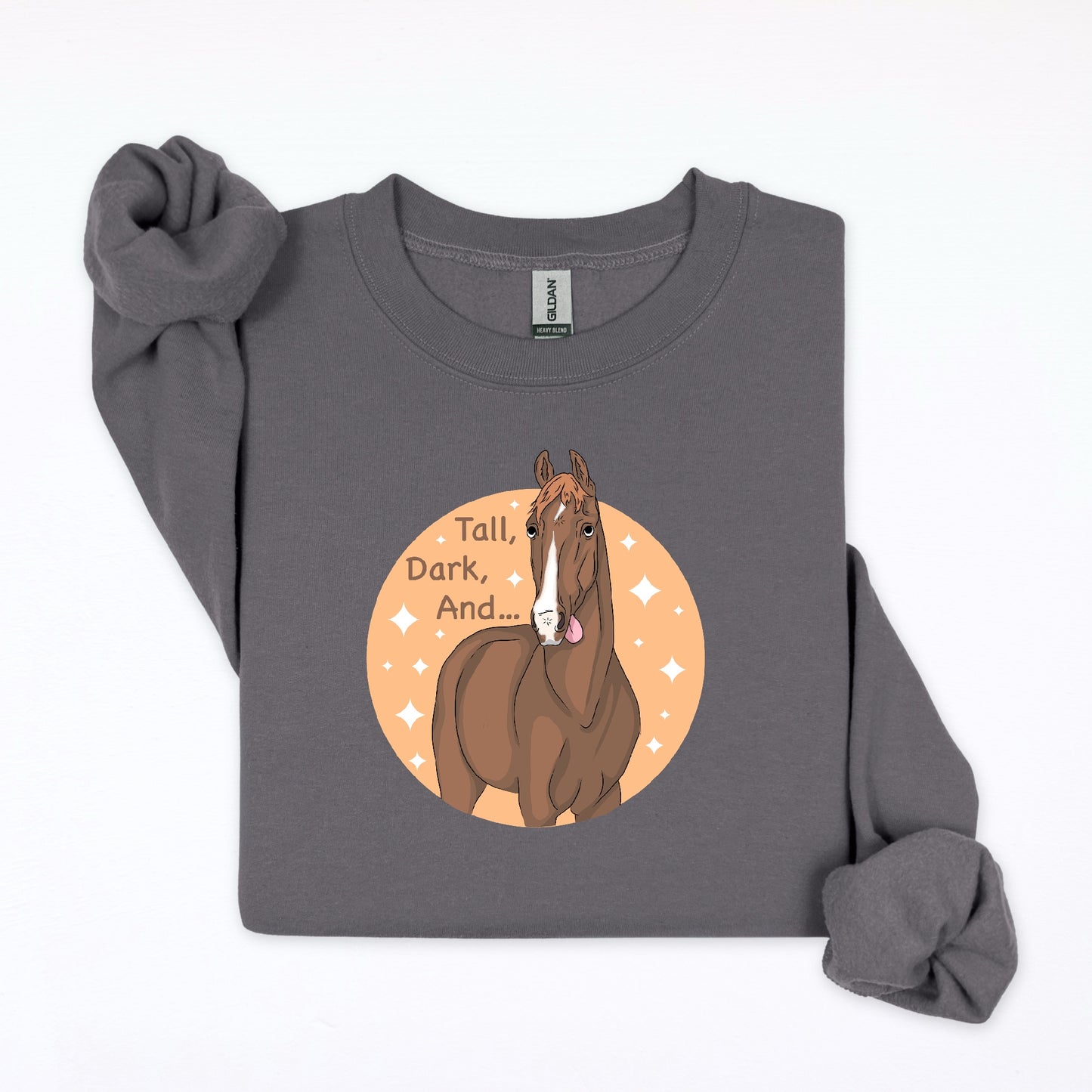 PREORDER tall dark and… crewneck sweatshirt