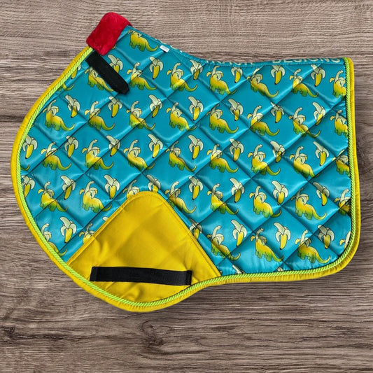 Banana Dino saddle pad
