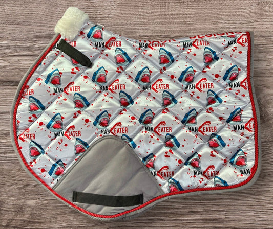 Man eater saddle pad