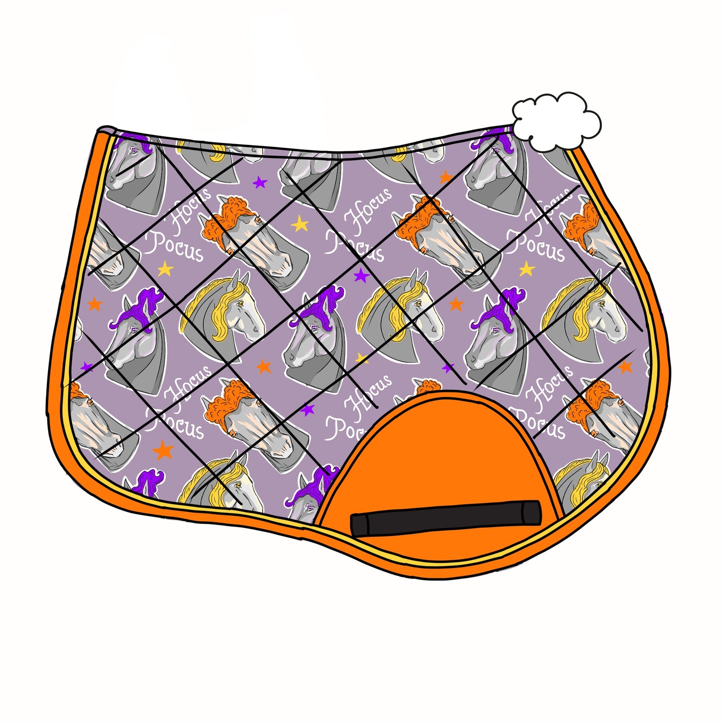 PREORDER hocus pocus saddle pad