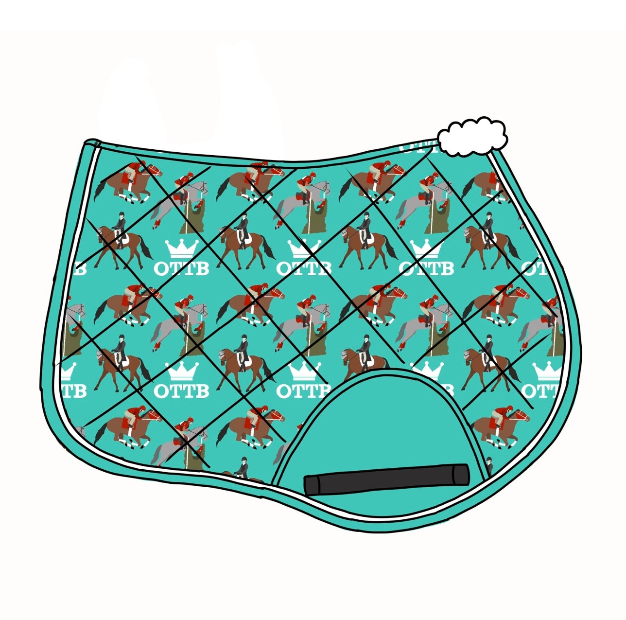 PREORDER OTTB saddle pad
