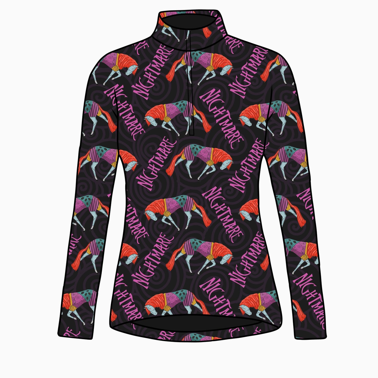 PREORDER NIGHTMARE long sleeve quarter zip
