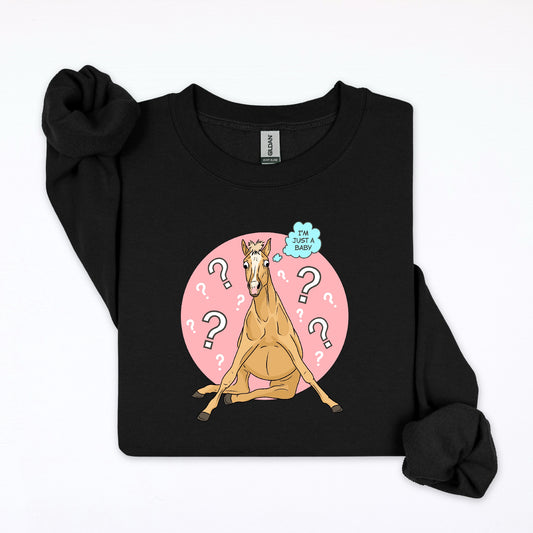 PREORDER just a baby crewneck sweatshirt