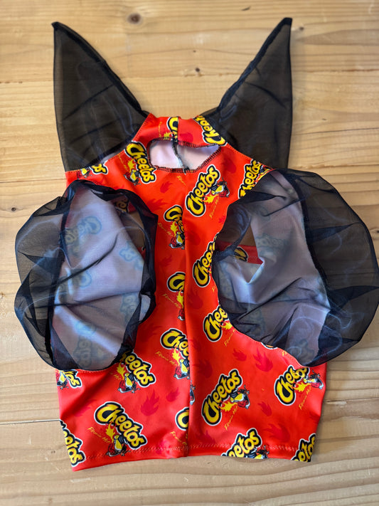 Hot Cheetos Lycra fly mask