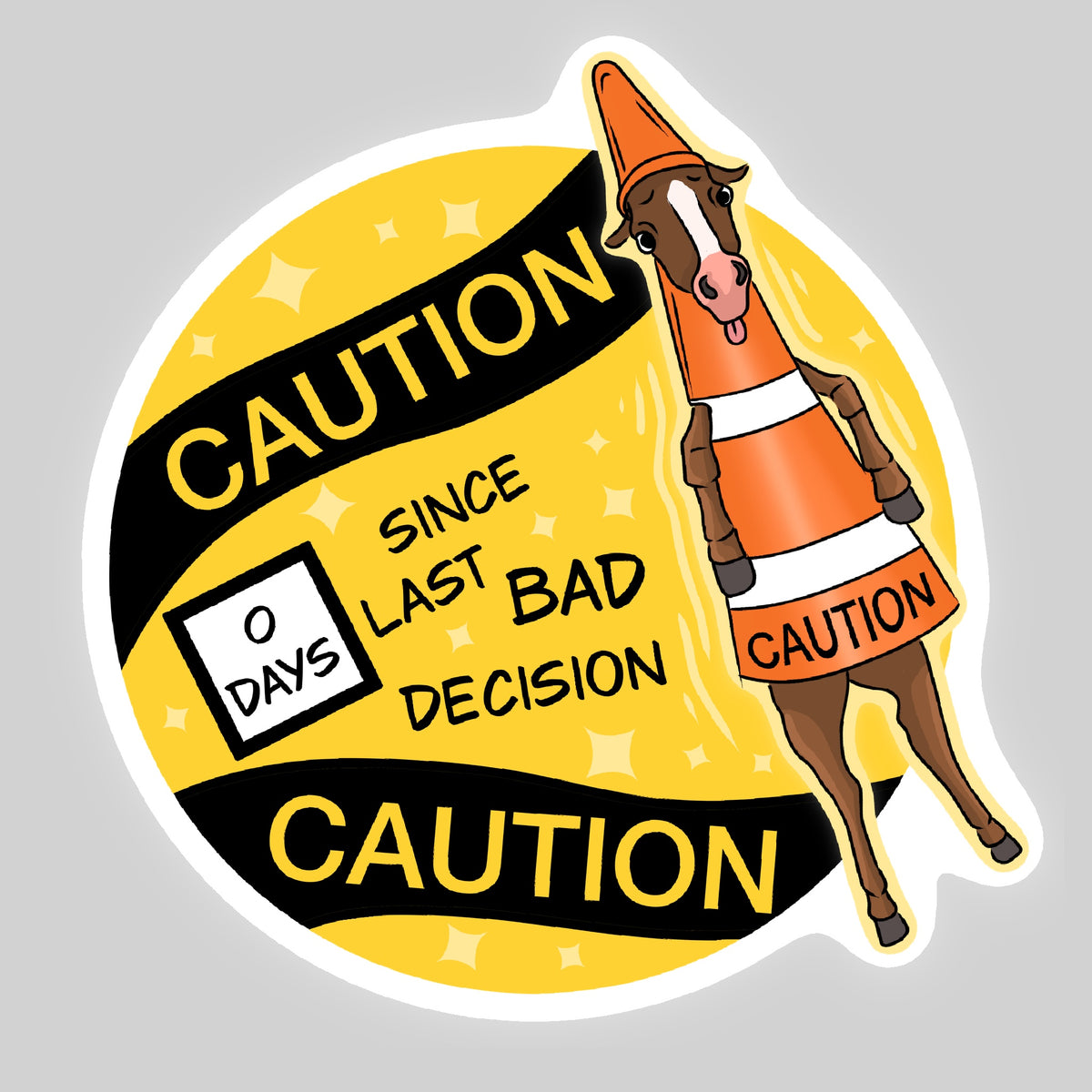 Caution STICKER sheet