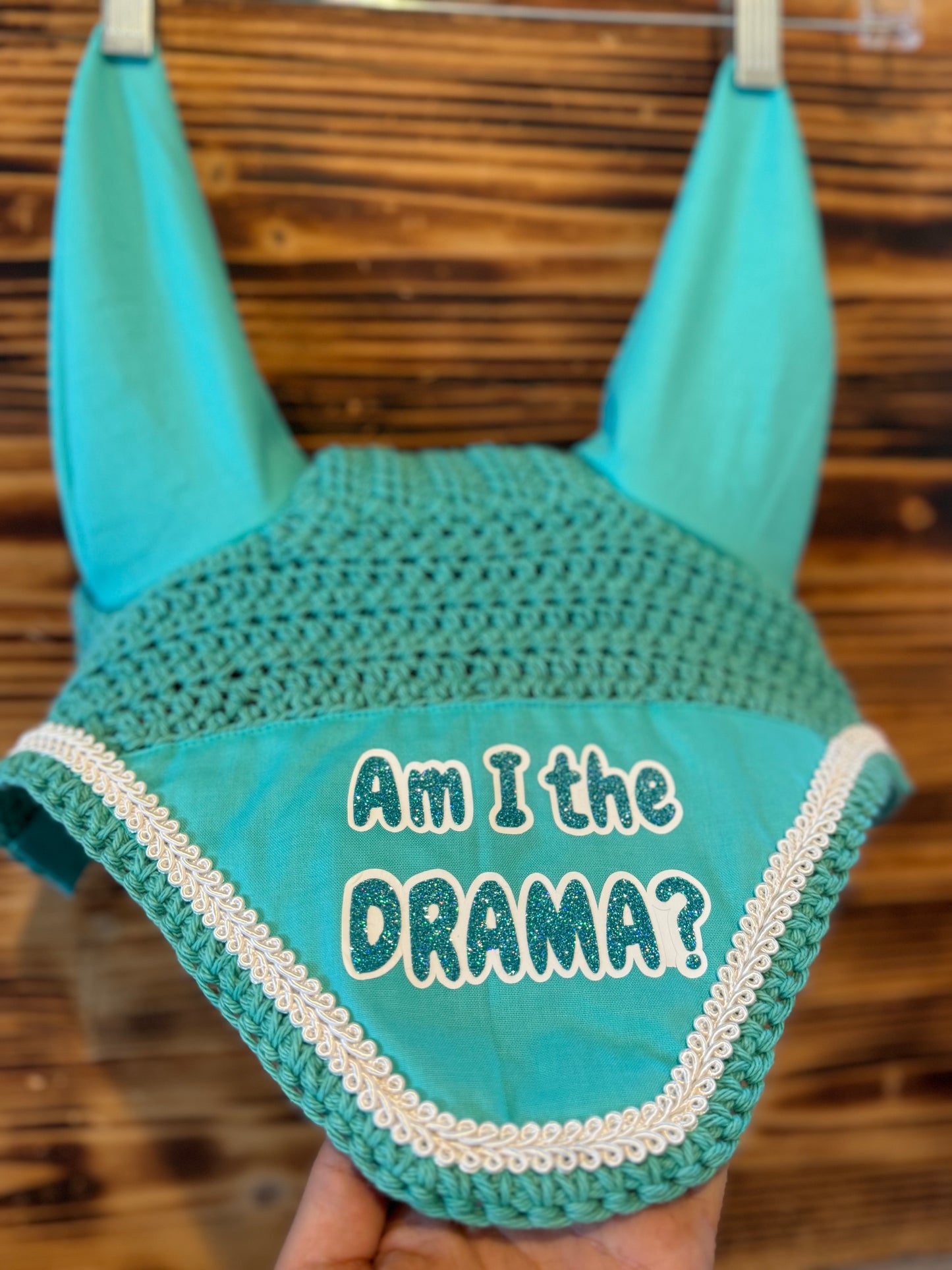 Custom made to Order, “am I the drama” fly bonnet