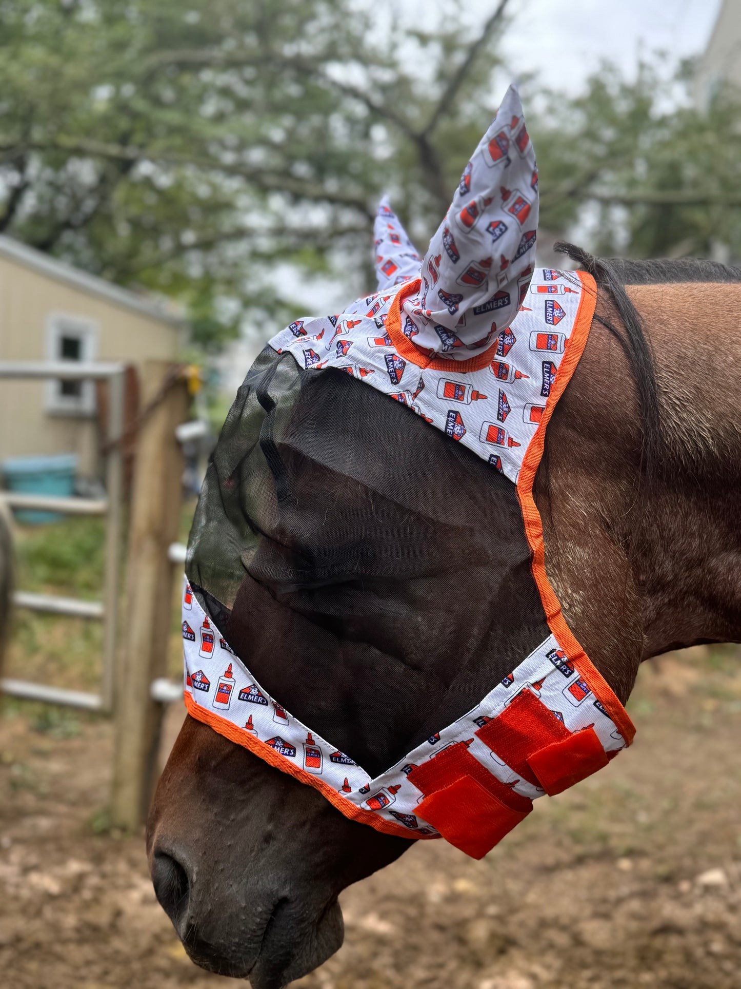 Elmer glue fly mask