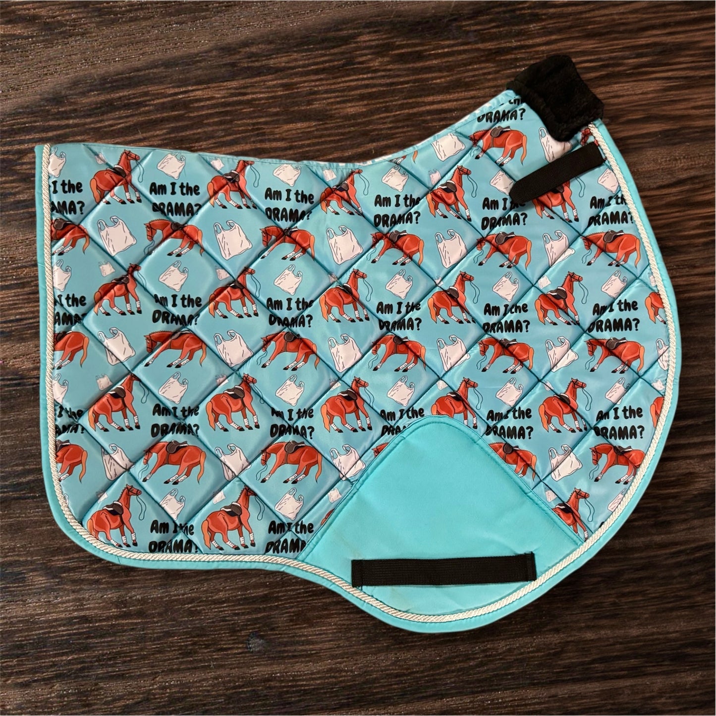 PREORDER Am I the drama saddle pad jump/dressage