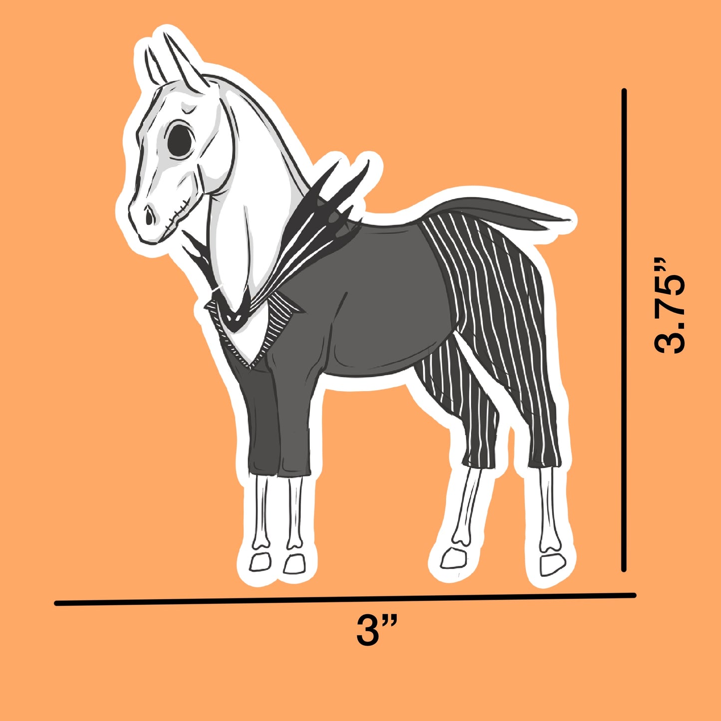 Halloween horse sticker pack