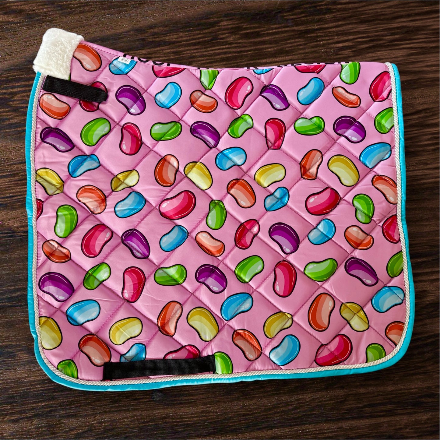 Jelly bean dressage saddle pad
