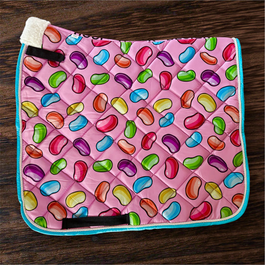 Jelly bean dressage saddle pad