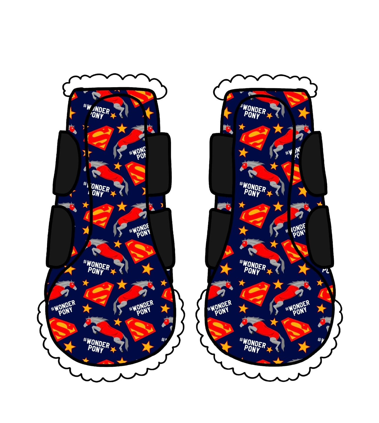 PREORDER Wonder pony brush boots